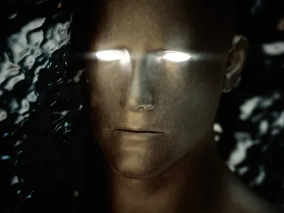 Clear Vision 3d cinema 4d lights man octane octane3 photoshop r17 reflection rendering water