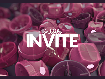 Dribbble paint caps arnold cap digital dribbble first illustration invitation paint plastic render shot thanks