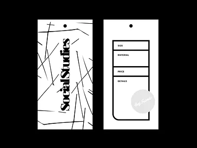 Social Studies Hang Tags