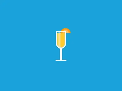 Sunday Mimosa's alcohol breakfast brunch champagne champagneflute cocktail flute glass icon mimosa orange orangejuice