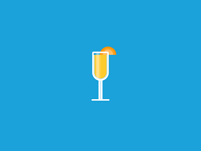 Sunday Mimosa's alcohol breakfast brunch champagne champagneflute cocktail flute glass icon mimosa orange orangejuice