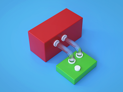 3D Test 3d art cinema cinema4d color minimalistic motion render simple