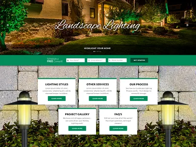 Landscape Lighting light web website