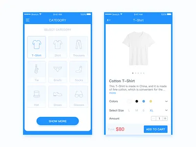 Daily Exercise — Order briefs category glasses hat order shirt shoes shopping cart socks t shirt tie trousers
