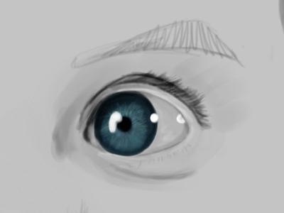 Eye digital drawing eye paint photoshop