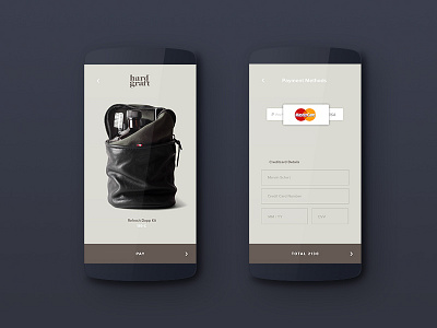 Hard Graft Checkout Concept 002 dailyui design interface nexus responsive screendesign ui ux