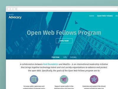 Mozilla Advocacy nonprofit open source ui ux website
