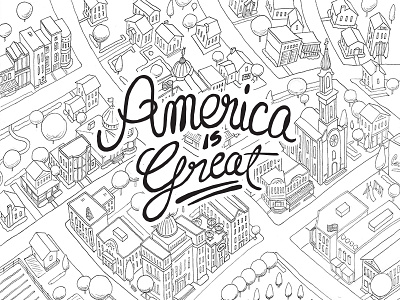 America Is Great america great maga small town