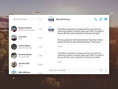DailyUI - Day 13 | Direct Messaging app chat dailyui day13 interface message ui ux