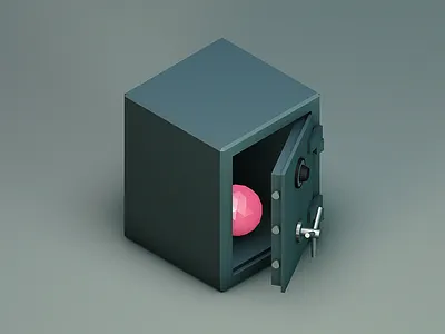 I'm in! 3d c4d cinema 4d debut digital art isometric low poly render safe