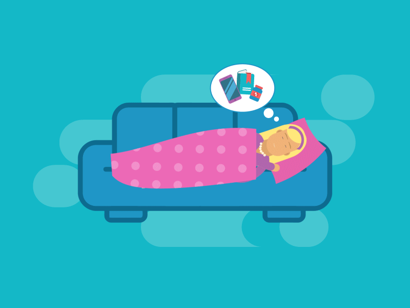 Bedtime bed dream explainer infographic sleeping