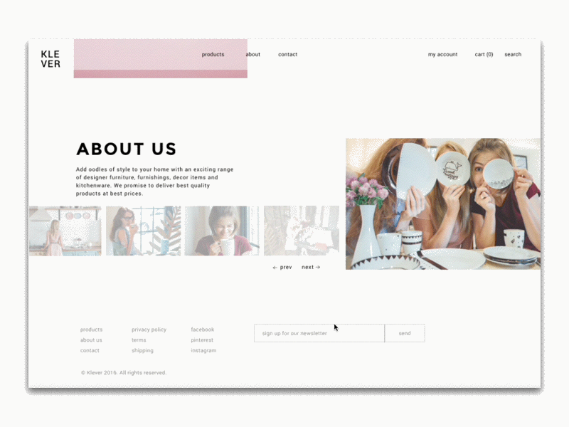About us block animation about us animated animation homepage. shop photo animation photo viewer principle store website