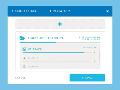 Day 037 - File Uploader 100 day challenge file uploader ui ui design