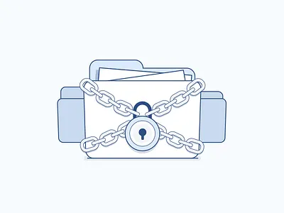 Security Lockdown access avatar chains lock notepad pen restricted access safe security