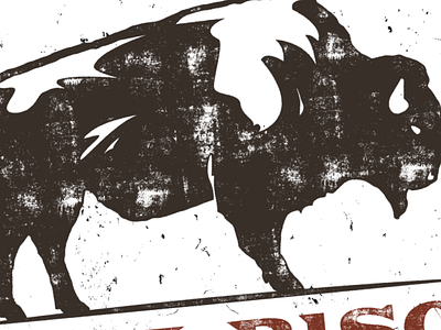 Animal Logo Designs WIP animal bison bull letterpress logo monochrome retro steak house vintage wilderness wip work in progress