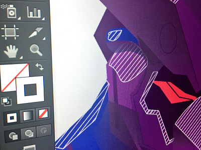 Vector Highlight WIP bts design highlight illustration illustrator mech shadow vector wip