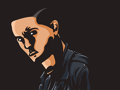 G-Eazy art fanart g eazy illustration negativespace portrait