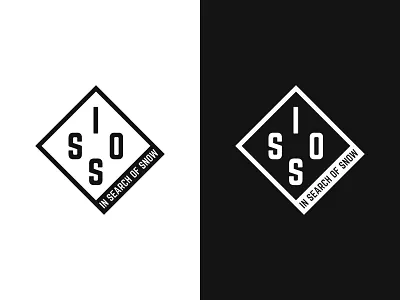 In Search Of Snow | Logo branding identity logo