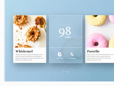 Donut Plant Shop in NYC colors donut food ui ux web yummy