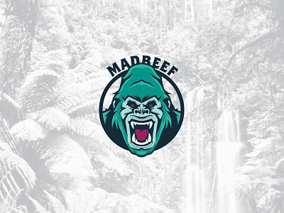 Madgori animal branding design emblem gorilla icon identity logo sports vector