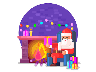 Santa Claus design geometrical merry christmas santa santa claus vector