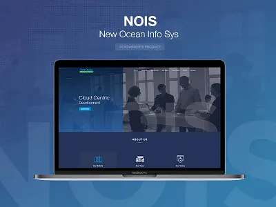 Ava Nois interface layout uiux web