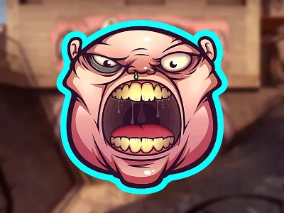 Mad Canal Monster canalmonster csgo de overpass fanart illustration illustrator photoshop