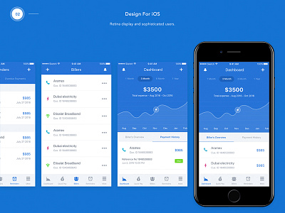 YuPay – Design For iOS app design apple bill chart graph indiez ios app payments retina ui yupay