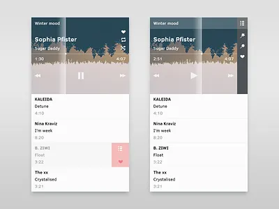 Music Player buttons icons inspiration mobile music player psd ui