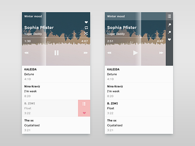 Music Player buttons icons inspiration mobile music player psd ui
