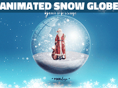 Animated Snow Globe Photoshop Creator animated falling snow animated snow globe animated snow photoshop snow effect snow globe photoshop snowflake brushes