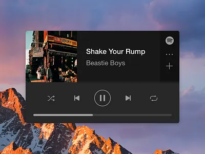 Spotify Mini Player player spotify ui