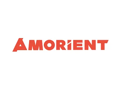 Amorient Logo branding construction design engineering graphic logo rebranding