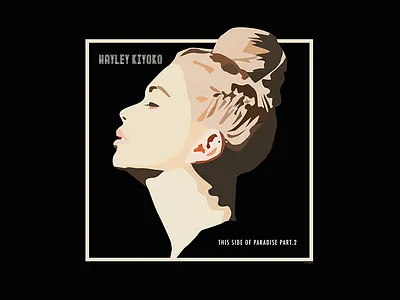 Hayley Kiyoko artwork clean design drawing hayley kiyoko illustration vector