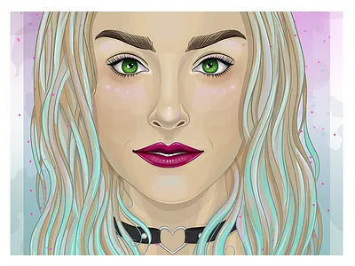 Illustration draw girl illustration