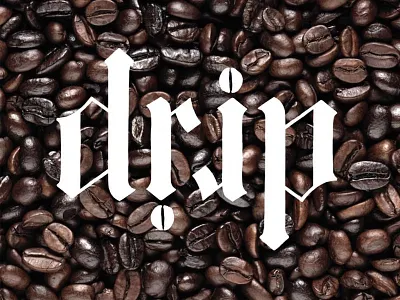 Coffee's on me! coffee hand lettering lettering type typography