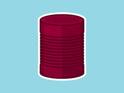 Happy Thanksgiving! canned cranberry sauce food happiness holiday stickers thanksgiving tradition