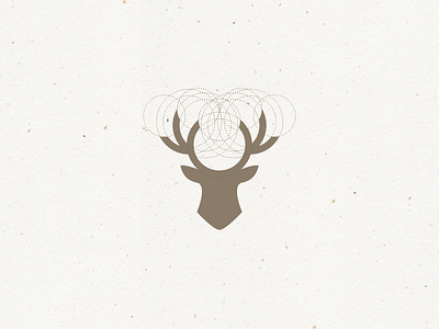 Deer antlers circles deer guidelines simple