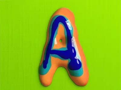 Untitled 3drible alphabet design graphic design handlettering lettering typography