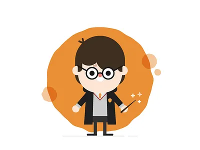 Happy Potter character harry magic potter wizard
