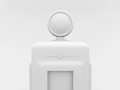 Fuel Up! - WIP 3d ao cgi gas gas pump modeling render retro travel vintage wip