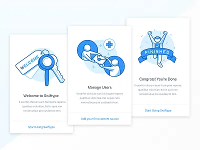 Zero state illustrations congrats finished users welcome