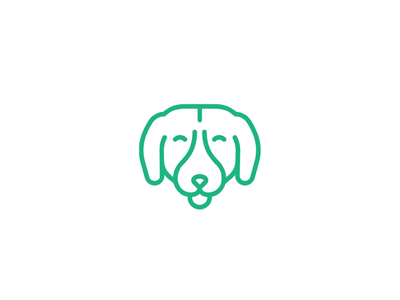 D for dog d dog illustration line art vector