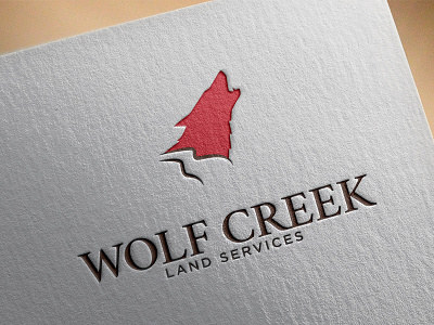 Wolf Creek brand branding creek design logo logo design wolf