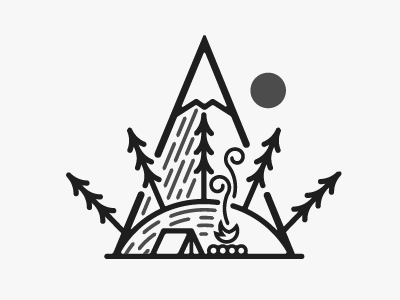 Mt. Campalot design graphic design illustration illustrator simple