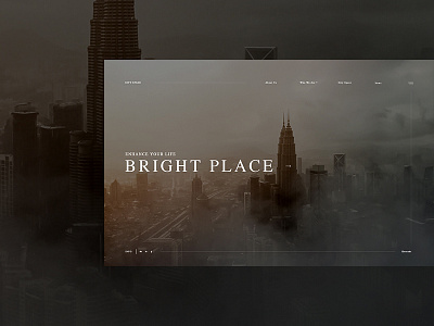 BRIGHT PLACE dailyui design interface screen ui ux web