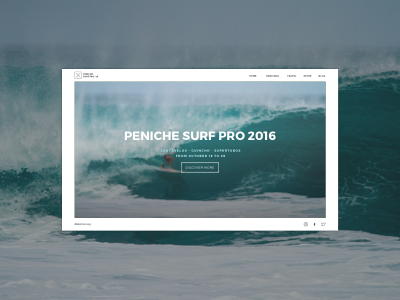 003 - Landing Page 003 dailyui landing page surf web