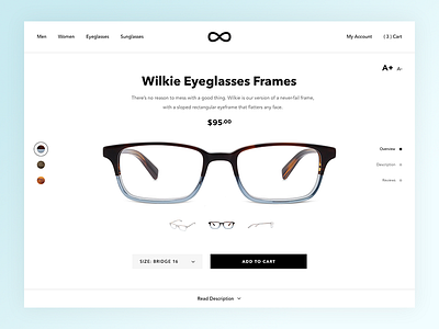 Product Card card colours commerce e commerce eyeglasses frames minimal page product shop white