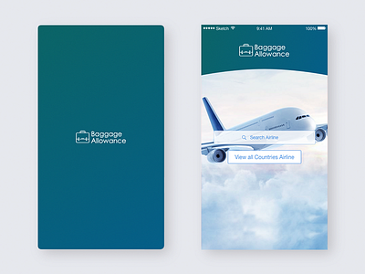 Baggage Allowance airline airport app baggage checkin country design fly luggage travel refund ui ux
