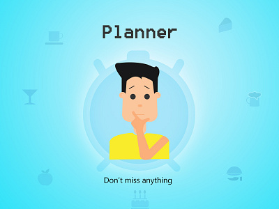 Planner Mobile App illustrator mobileapp photoshop planner